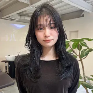 ロング カラー ハイトーン×似合わせ 🌱中川慎之介のヘアスタイル