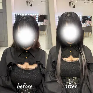 ロング カラー 🦋REISA🦋 エクステ×ハイトーンのヘアスタイル
