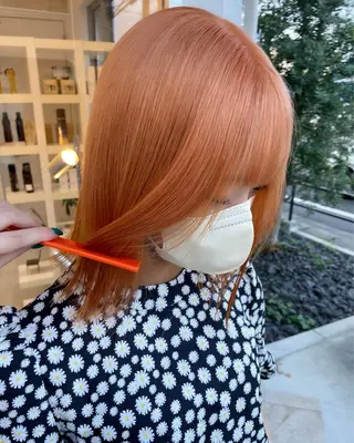 ミディアム カラー mir MIYUのヘアスタイル