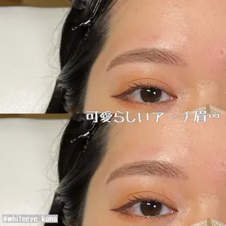 アイブロウ WHITELASH 🤍KANAの眉毛・アイブロウイメージ