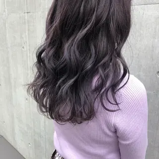 セミロング テラダ ココロのヘアスタイル