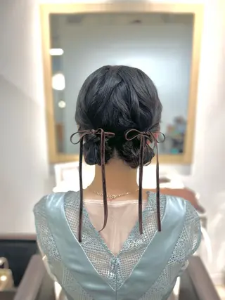 ヘアアレンジ 似合わせヘアメイク 💐オダギリチアキのヘアスタイル