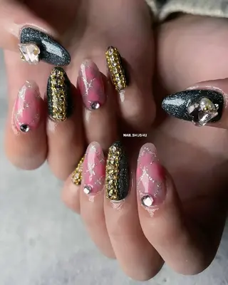 ネイル 3dパーツ/流行り 👧shushu❤️のネイルデザイン