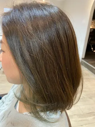 ミディアム 波川 幸功のヘアスタイル