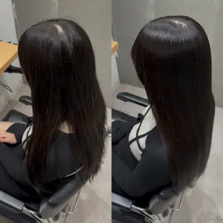 セミロング 髪質改善ヘアケア 艶髪特化/上田のヘアスタイル