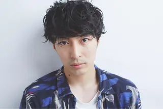 ショート カラー パーマ メンズ 北間 寛哉のヘアスタイル