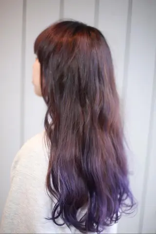 ロング カラー 大西 カズマのヘアスタイル