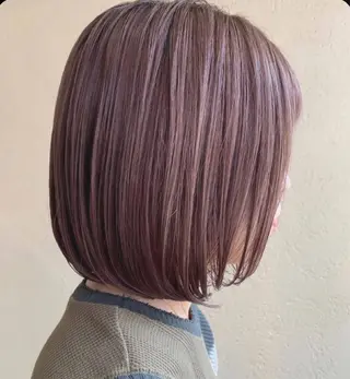 ミディアム 染谷 玲花のヘアスタイル