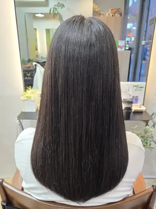 セミロング 野村 果音(カノン)のヘアスタイル