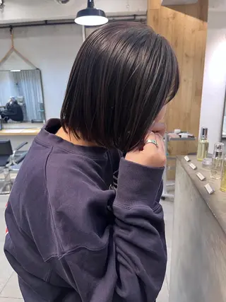 ミディアム カラー 赤み消しカラー/ ナチュラル/トモキのヘアスタイル