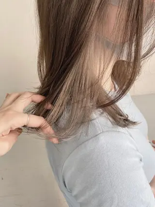 セミロング レイヤーカット✂️ 横浜No1♡下鳥翔子のヘアスタイル
