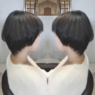 ショート カラー 重政 和樹のヘアスタイル