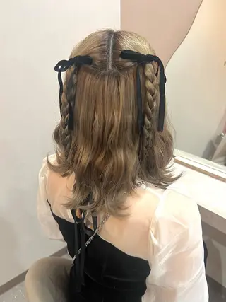 ミディアム Mila misakiのヘアスタイル