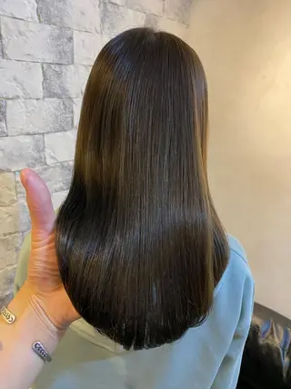 ミディアム カラー ヘアアレンジ 髪質改善✨ 小田拓弥のヘアスタイル