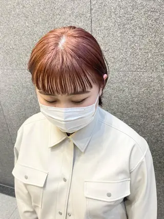 ショート デザインカラー/ボブ ブリーチカラー/ユリのヘアスタイル