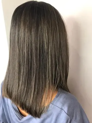 ミディアム カラー BROCANTE立川 karasawa.nのヘアスタイル