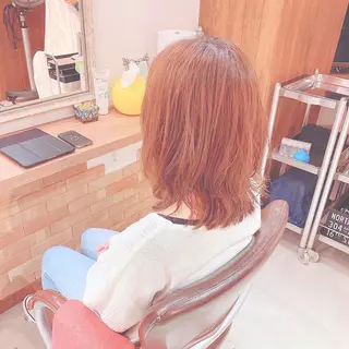 ミディアム パーマ 髪質改善特化 安東駿介のヘアスタイル