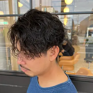 パーマ メンズ ラブーケ中川中島店 クラタチカコのヘアスタイル