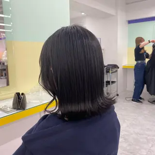 セミロング カラー ヘアアレンジ mai🍑暖色カラー /レイヤー💖のヘアスタイル