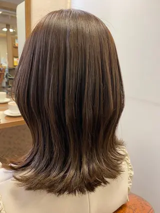 ミディアム カラー liL  hair サトウリョウタのヘアスタイル