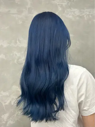 ロング カラー 💜Noa /艶髪ハイトーン💫のヘアスタイル