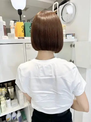 ショート 会田有紀 /切りっぱなしボブのヘアスタイル