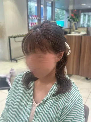 ミディアム ヘアアレンジ Ash桜新町/ Koyuki ❄️のヘアスタイル