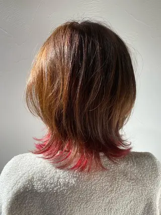 ミディアム TOMOKO 髪質改善💫縮毛矯正のヘアスタイル