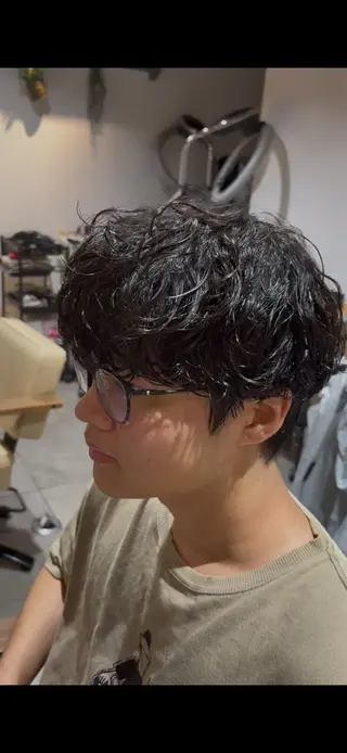 パーマ メンズ isi／門真／古川橋 EITOのヘアスタイル