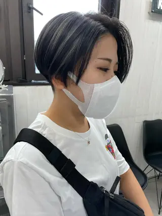 ショート カラー 北間 寛哉のヘアスタイル