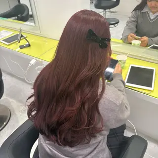 カラー akari🎀🤍 ガーリーstyleのヘアスタイル