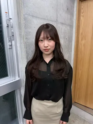 ロング カラー 誰より丁寧なカット/ 小林輝/レイヤーのヘアスタイル