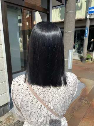 セミロング やまもと けんたのヘアスタイル