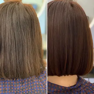 ミディアム PAIR MIKIのヘアスタイル