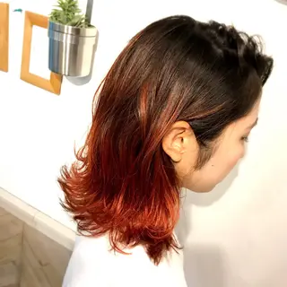 ミディアム 木下 旬起のヘアスタイル