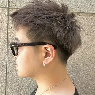 ショート カラー メンズ 【ダメージレス施術】 【透明感】北村 拓也のヘアスタイル