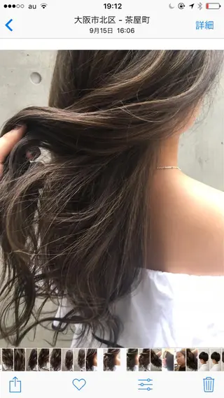 カラー 池本 弥桜のヘアスタイル