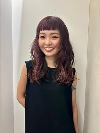 ロング ハイトーン/レイヤー nail 百咲💌のヘアスタイル