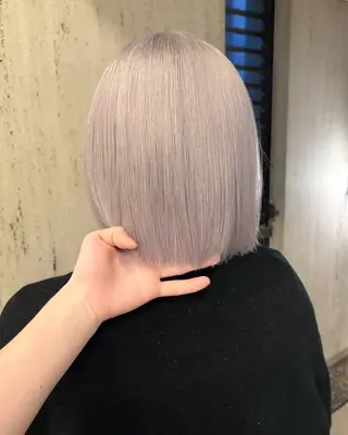 ショート 垢抜け透明感カラー 🧚🏻♀️ミユウのヘアスタイル