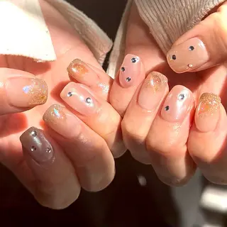 ネイル 𝙃𝙖𝙧𝙪⋆ ˚꩜｡個性派のネイルデザイン