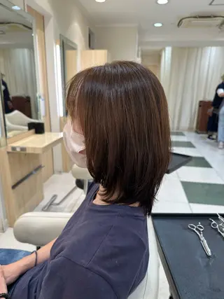 ミディアム ボブ•ショートカット 草野太一のヘアスタイル