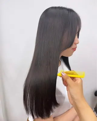 セミロング カラー ヘアアレンジ HIROKO / 透明感暖色カラー🎀のヘアスタイル