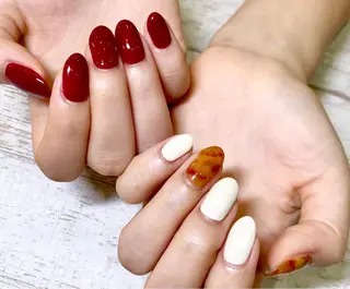 ネイル Lino+ ネイル&よもぎ蒸しのネイルデザイン