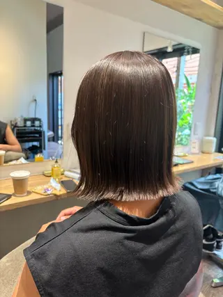 ミディアム カラー SOL Matsumuraのヘアスタイル