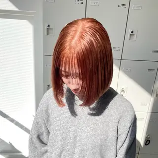 ミディアム MOE 福岡韓国ヘア✧︎のヘアスタイル
