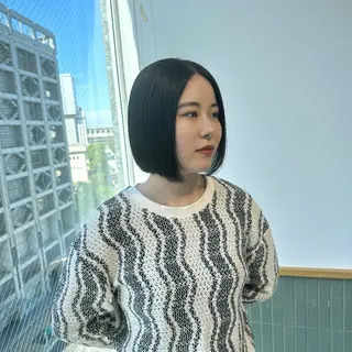 ミディアム カラー ブリーチなし/レイヤ ー特化🌈Tommyのヘアスタイル