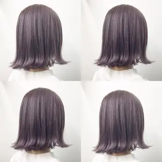 ミディアム カラー ヘアアレンジ 🫧柔色/トレンド カラー/川辺晴加のヘアスタイル
