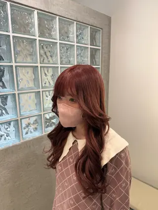 ロング カラー 暖色カラー🌈／ パーマ🌀／凜太郎のヘアスタイル