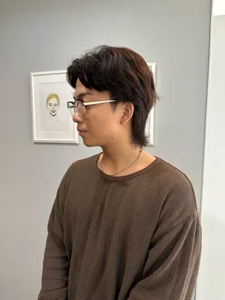 ショート メンズ enrichミヤモト ヒロヤのヘアスタイル