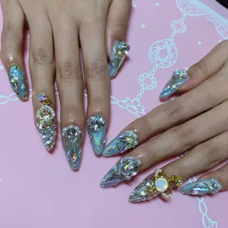ミディアム ネイル 《LB》ラブリエ Nail&eyeのマツエク・マツパデザイン